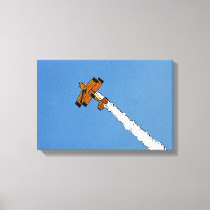 Vlucht 1 16,50x11 (41,25x27,5cm) wol canvas afdruk