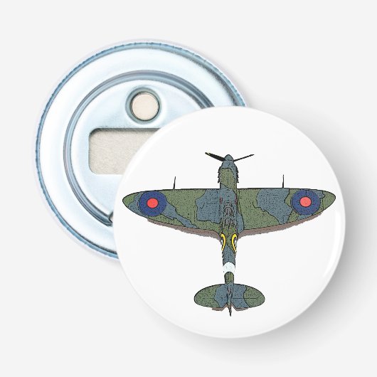 Vlucht 5 bocna button flesopener (Voorkant)