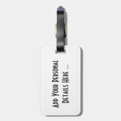 Vlucht 5 cd ltcnm bagagelabel (Achterkant verticaal)