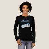 Vlucht Checklist Boarding Pass Screenshot T-shirt (Voorkant)