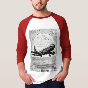 Vlucht door de tijd: Luchtvaartgeschiedenis T-shir T-shirt