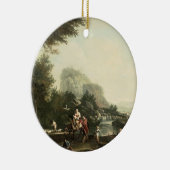 Vlucht naar Egypte Keramisch Ornament (Rechts)