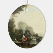 Vlucht naar Egypte Keramisch Ornament (Links)