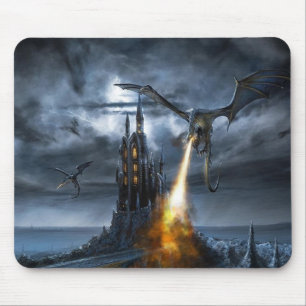 Vlucht van de draak - Mousepad Muismat