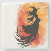 Vlucht van de Ember Shadow-No-tekst Stenen Onderzetter (Voorkant)