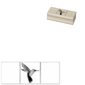 Vlucht van de kolibrie 	rubberstempel (Gestempeld)