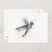 Vlucht van de libellen briefkaart (Voorkant / Achterkant)