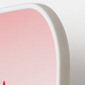 Vlucht van een Phoenix Red Pickleball Paddle (Links Detail)