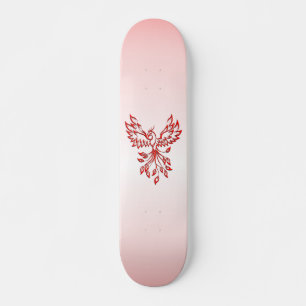 Vlucht van een Phoenix Red Skateboard
