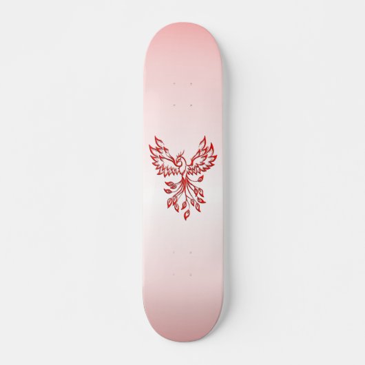 Vlucht van een Phoenix Red Skateboard (Voorkant)