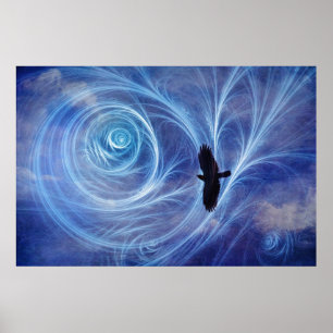 Vlucht van Icarus Poster