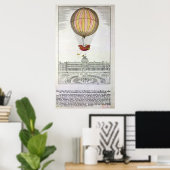 Vlucht van Jacques Charles en Nicholas Robert Poster (Thuiskantoor)