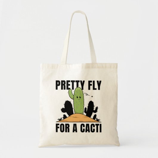  vlucht voor een Cacti Tote Bag (Voorkant)