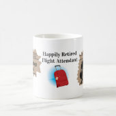 Vluchtbediende Pensioenviering Koffiemok (Center)