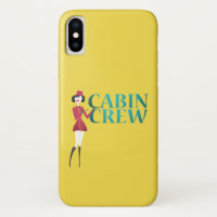 Vluchtbegeleider met typografie van cabinepersonee