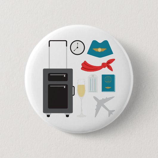 Vluchtbegeleider Ronde Button 5,7 Cm (Voorkant)