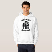 Vluchtelingen Welkom Hoodie (Voorkant volledig)