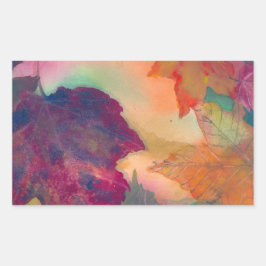 Vluchtelingenlangs de kust in New England Rechthoekige Sticker