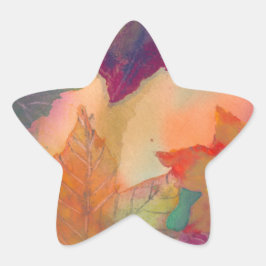 Vluchtelingenlangs de kust in New England Ster Sticker