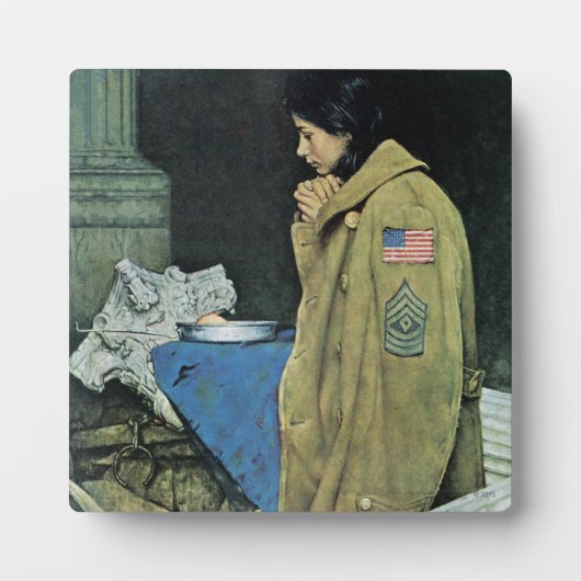 VluchtelingenThanksgiving Fotoplaat (Voorkant)