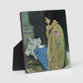 VluchtelingenThanksgiving Fotoplaat (Voorkant)