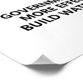 Vluchtelingenwater Glijt matte poster (Hoek)