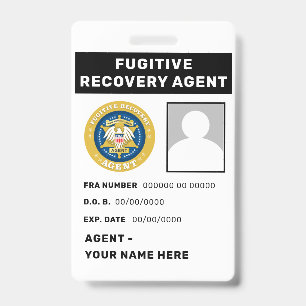 VLUCHTELINGRECOVERINGSAGENT Badge
