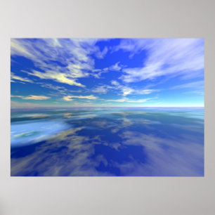 Vluchten boven water poster