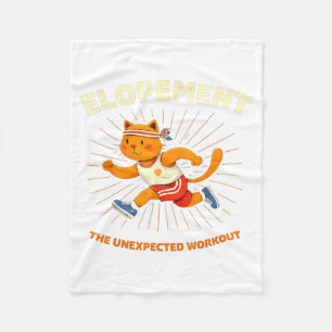 Vluchten De Onverwachte Workout Grappige Autisme Fleece Deken