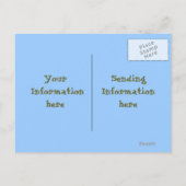 Vluchten naar Arizona Briefkaart (Achterkant)