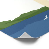 Vluchten naar Falmouth Cornwall Poster (Hoek)