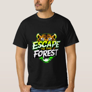 Vluchten naar Forest Tiger T-shirt