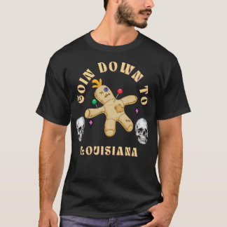 Vluchten naar Louisiana Skull Version TShirt