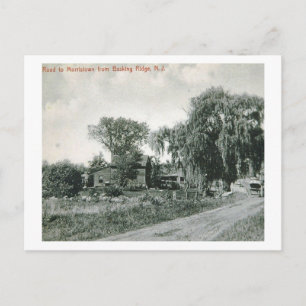 Vluchten naar Morristown, New Jersey Vintage Briefkaart