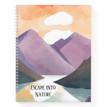 Vluchten naar Natuur Waterverf Bullet Journal