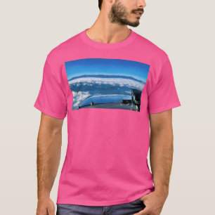 Vluchten naar Olympic National Park (olieverfschil T-shirt