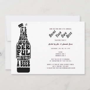 Vluchten van Beer Tasting Bring Your Own Beer Part Kaart