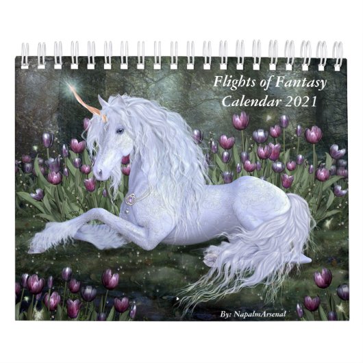 Vluchten van Fantasy 2020-kalender Kalender (Hoes)