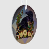 Vluchten van Fantasy Raven Faery Art Ornament (voorkant)