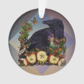 Vluchten van Fantasy Raven Faery Art Ornament (voorkant)