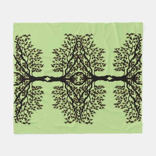 Vluchtenbak - Fragile Branches Fleece Deken (Voorkant (Horizontaal))