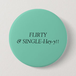 Vluchtig en eenzaam!! ronde button 7,6 cm