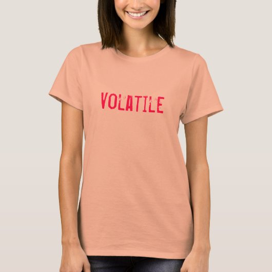 vluchtig t-shirt (Voorkant)
