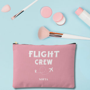 Vluchtpersoneel Roze en Witte Meisje-voor-het-Letz Etui