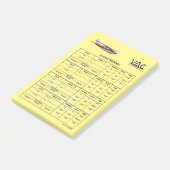 Vluchtrecord N777WL Post-it® notes 4 x 6 (Schuin)