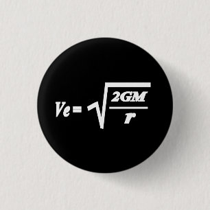 Vluchtsnelheidsformule Ronde Button 3,2 Cm