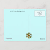 VLUCHTSTAND IN BLUE/Venetië, carnavalsnacht Briefkaart (Achterkant)