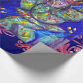 VLUCHTSTAND IN BLUE/Venetië, carnavalsnacht Cadeaupapier (Hoek)