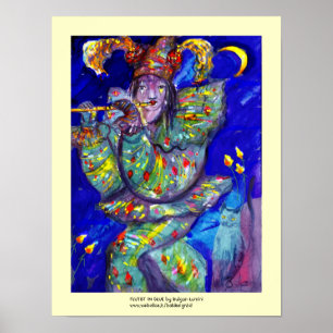 VLUCHTSTAND IN BLUE/Venetië, carnavalsnacht Poster