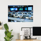 Vluchtverkeersleidingscentrum voor Johnson Space C Poster (Thuiskantoor)